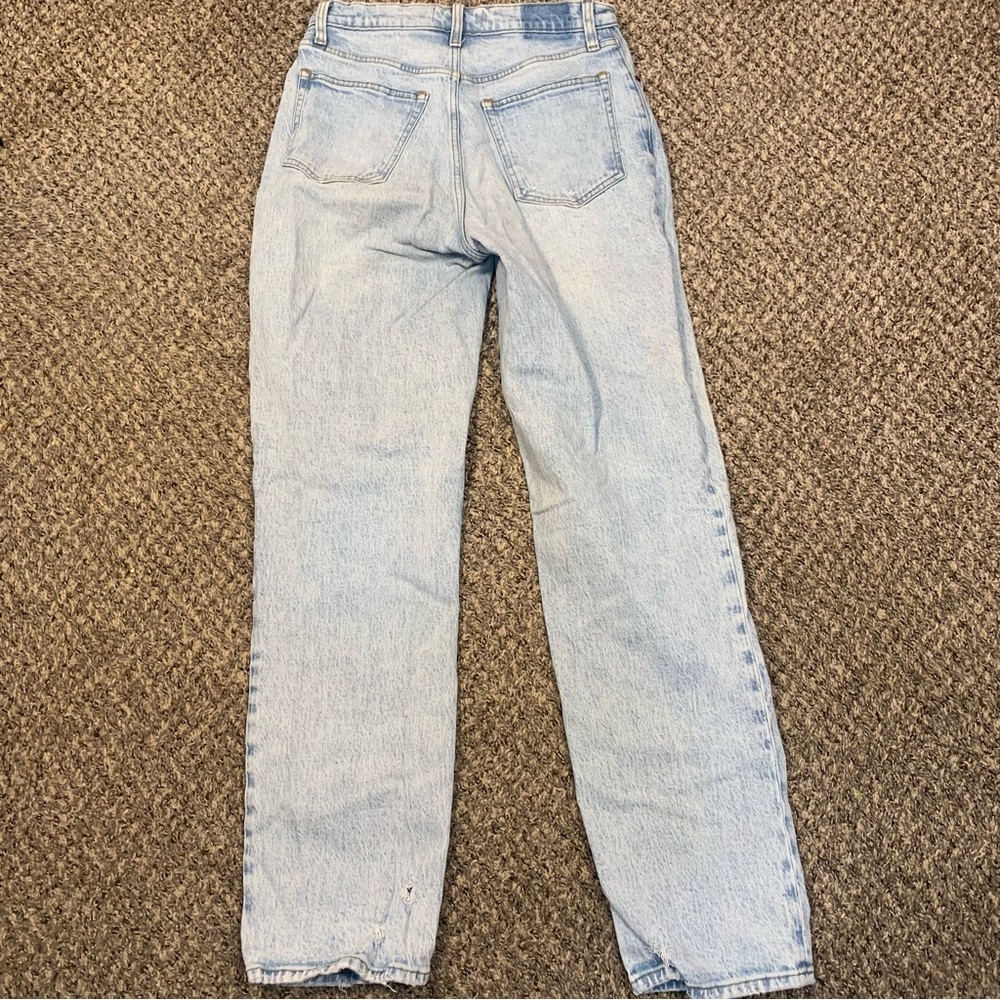 Abercrombie & Fitch Curve Love The 90s Straight Ultra High Rise Jeans - Picture 6 of 10